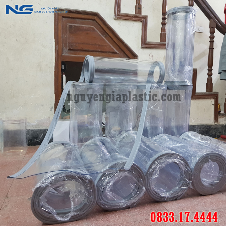 Rèm nhựa PVC nam châm từ tính - Ảnh 2