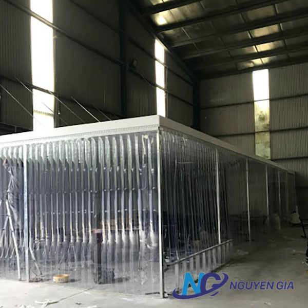 Rèm nhựa trong suốt, rèm nhữa Nguyễn Gia, Rèm nhựa cho xưởng