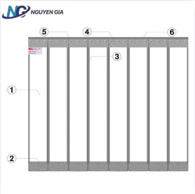 Rèm Nhựa PVC Nam Châm Từ Tính